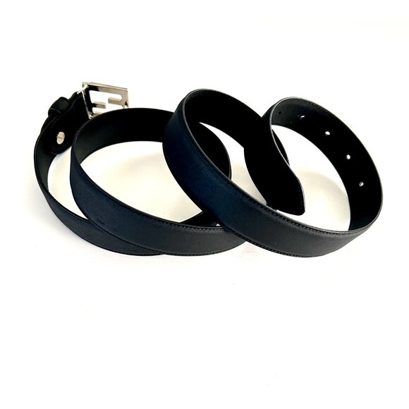 Fendi UNISEX  Squared FF Leather Belt EUC - Picture 8 of 12